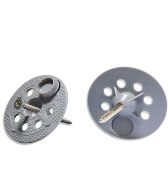 Taco + tornillo 30mm para soporte de madera